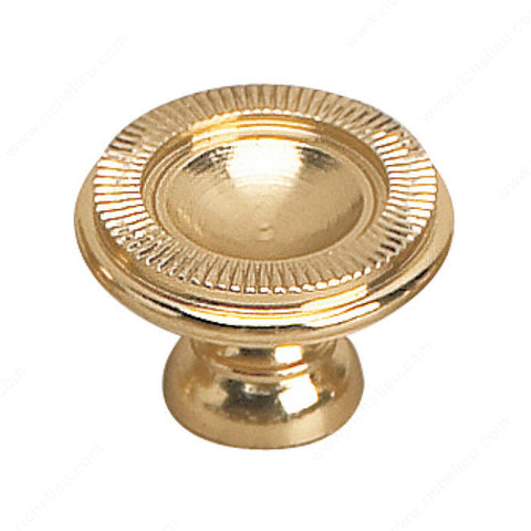 Traditional Brass Knob - 2440