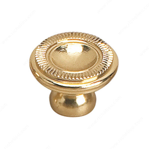 Traditional Brass Knob - 2440