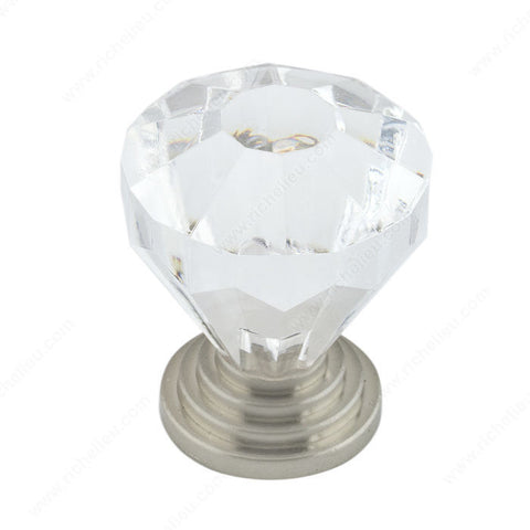 Eclectic Metal and Acrylic Knob - 10089